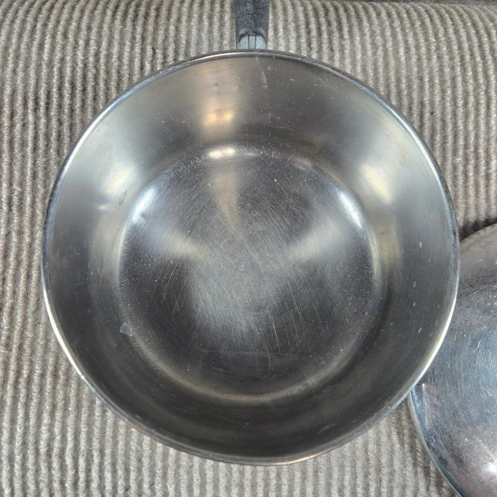 Revere Ware‎ 1.5 Qt Silver Copper Clad Stainless Steel Saucepan with Lid